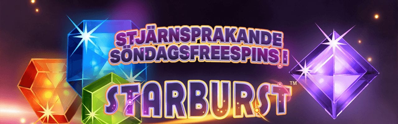 Starburst bjuder in till free spins i starburst